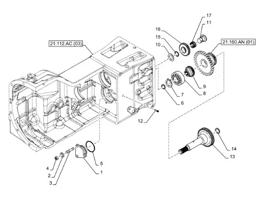 5175970 - вал-шестерня
